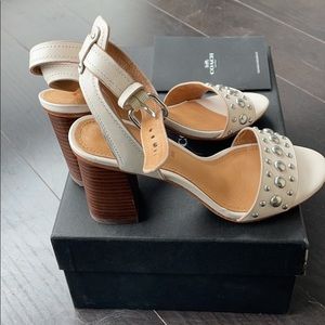 Coach Paige studded blocked heels